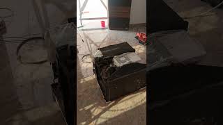 window AC installation part 1 #electrical  #ac #shorts  #ACinstallation