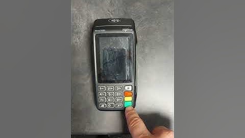 How to turn OFF and ON Ingenico Move/ 5000 credit card machine