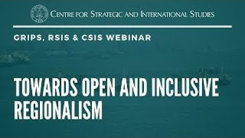 PRN-SEA Conference: Towards Open and Inclusive Regionalism - session 03