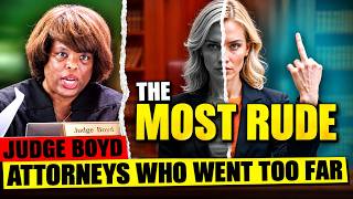 Judge Boyd HUMILIATES a Disrespectful Attorney in Court!