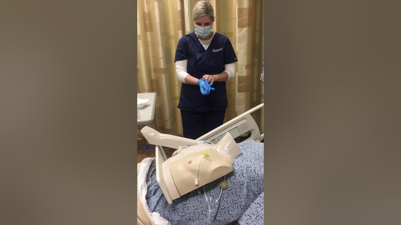 Central line dressing change YouTube