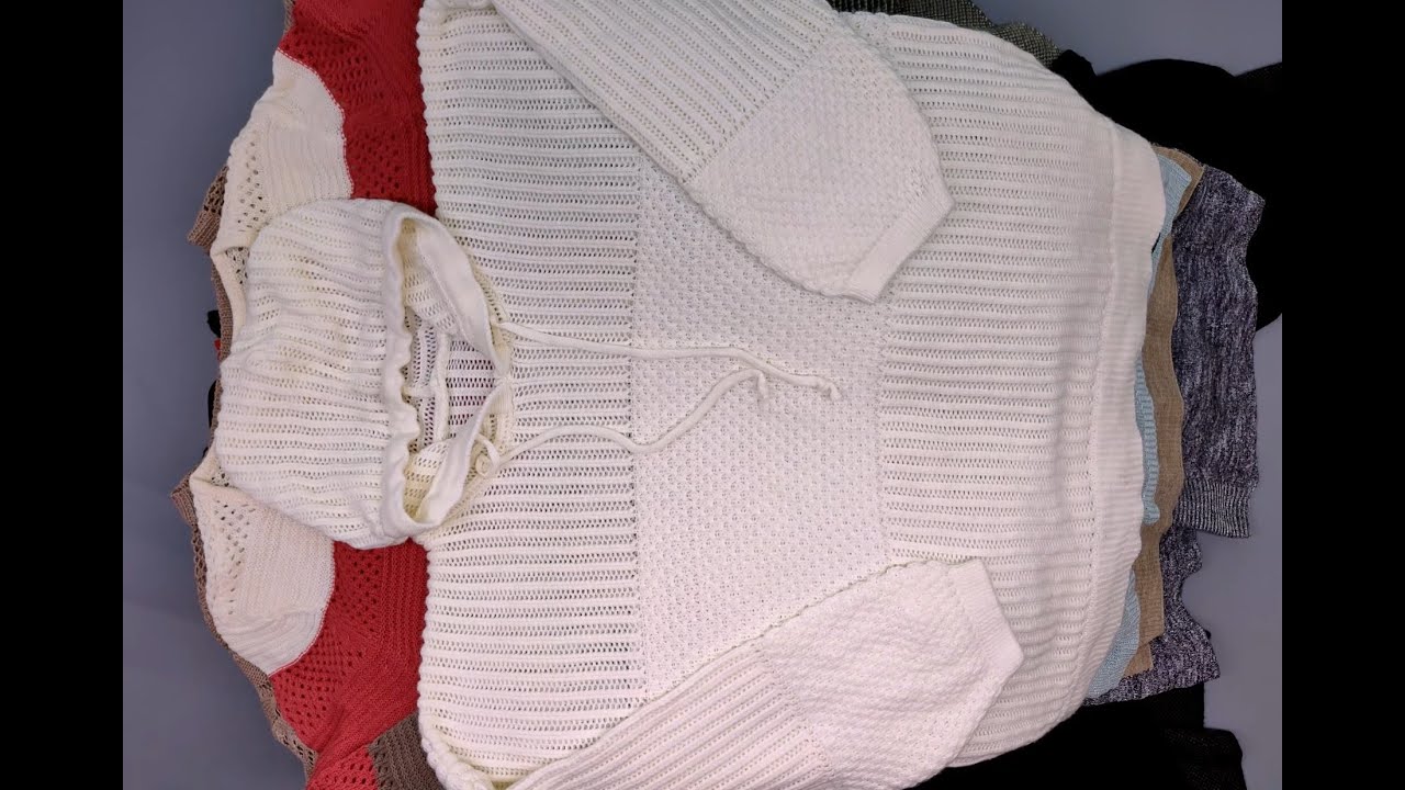 f-1368.. Свитера КРЕМ. ГЕРМАНИЯ. Лот 18570 15кг. 53ед.