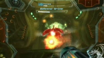 Metroid Prime 3 Corruption: Vs. Defense Drone Hypermode Difficulty [HD]