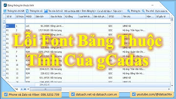 ✅ Lỗi Font Bảng Thuộc Tính Của gCadas Bằng Cách Lấy Thuộc Tính Từ Notepad