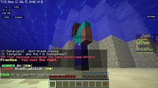 Minecraft Sumo BUT 1 cps only :((((