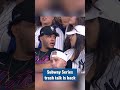 Family, friends, colleagues, opposing fans on the subway…no one is safe 😭Subway Series 2026 tonight!