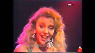 Kylie Minogue  - I Should Be So Lucky ( Coca Cola Eurochart 1988, Sky )