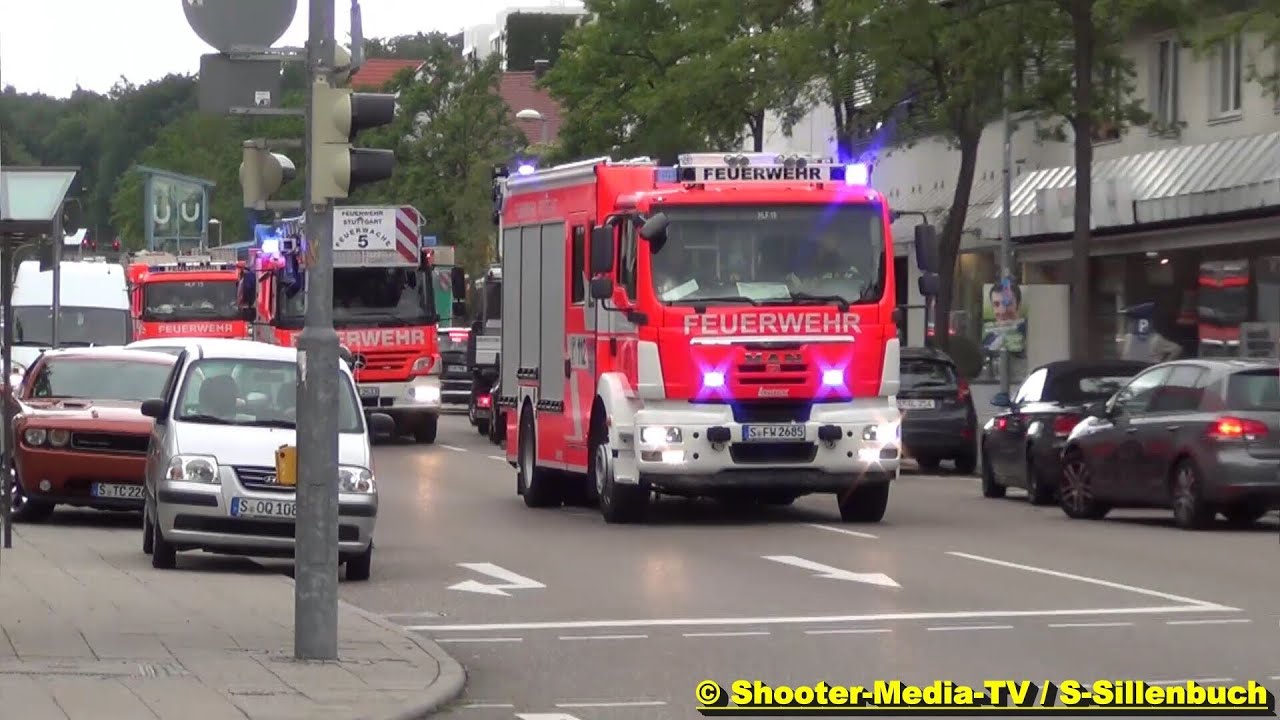 [A] - VIEL PRESSLUFT - VIEL FEUERWEHR [mit Löschzug] - 1A RETTUNGSGASSE - SILLENBUCH - LED