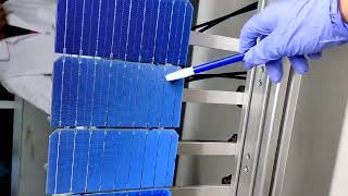 Solar cell stringer by auto tabber&stringer machine