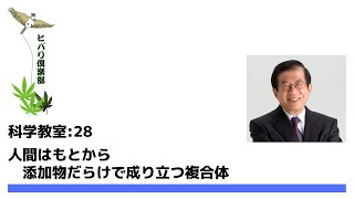 食と添加物（1）人間は複合体【武田邦彦の科学教室28】