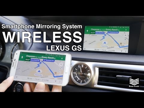 2013-2018 Lexus GS 200t 350 450h Android Wireless Mirroring System