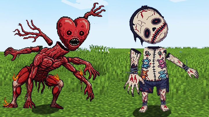 Heart-eating monster and scary dolls – Minecraft Horror Mods!