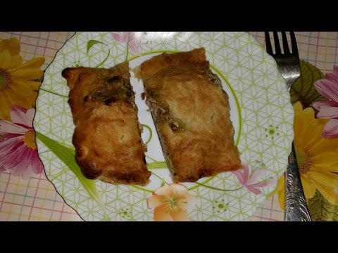 Spinach Ham Calzone