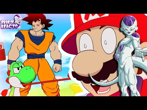Frieza Reacts To Goku Vs Mario! IM BACK FROM RETIREMENT!