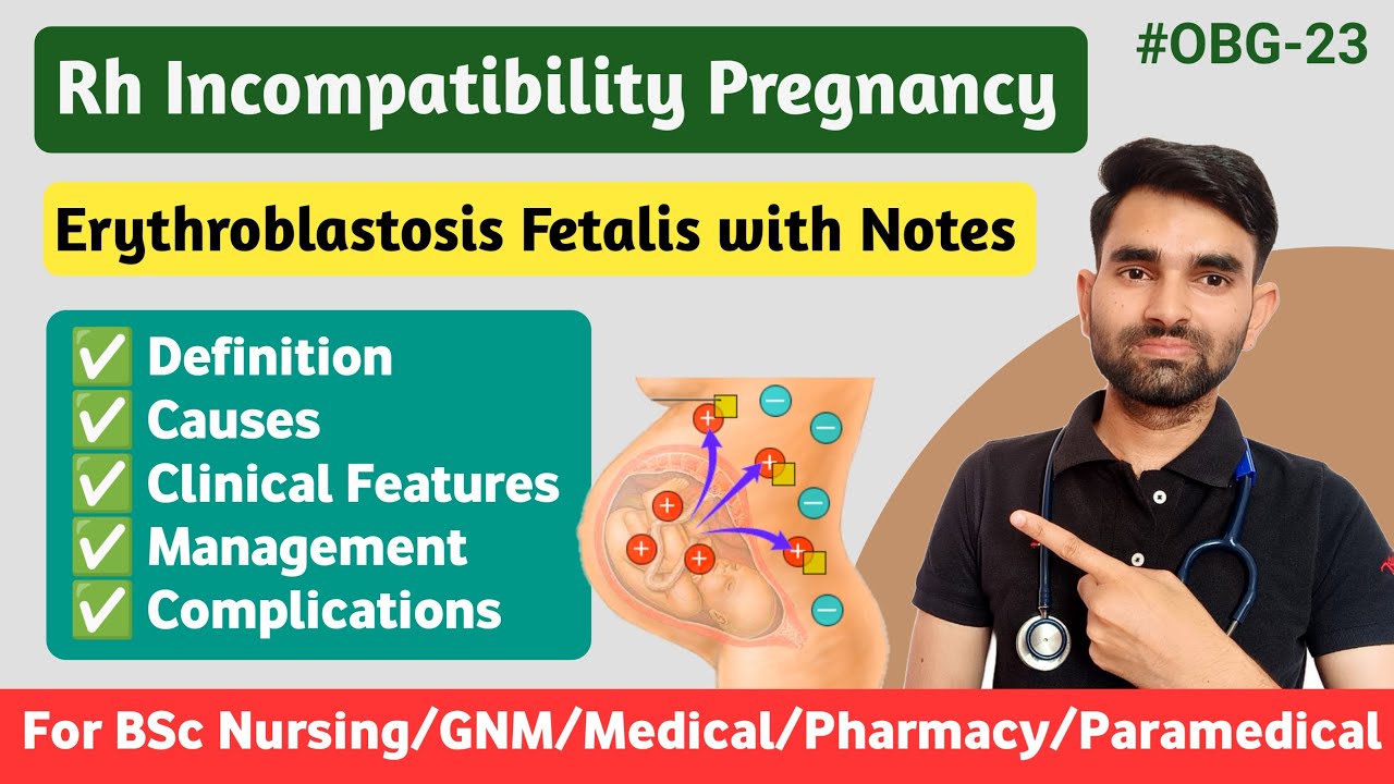 Rh Incompatibility in Pregnancy in Hindi | Causes, Symptoms And Management of Rh Incompatibility