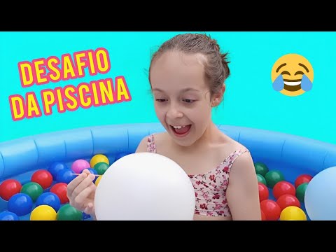 Desafio da Piscina com Sophia Victoria