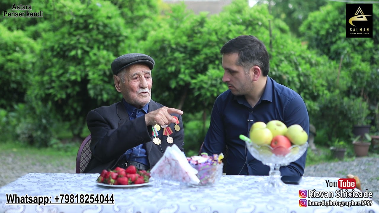 Sevgi hekayesi. 96 yasli veteran İzzet muellim. Astara Penser kendi.