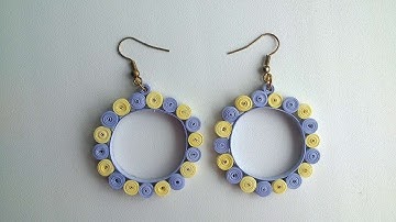 How To Make Round Paper Earrings - DIY Crafts Tutorial - Guidecentral