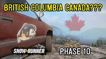 SnowRunner - Phase 10 Peak - BC Canada? (enhanced footage slo-mo)