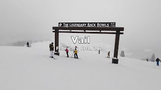 Vail, CO - Back Bowls Powder, then Top to Bottom on Frontside - 1080p60