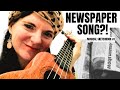 I turned a Newspaper Article into a Ukulele Song (Musical Sketchbook #1)