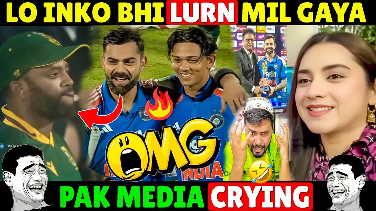 🔥 INDIA BEATS SOUTH AFRICA IN EPIC SERIES FINAL 🤣 PAK MEDIA CRYING ⚡ Virat Kohli Man of the Series