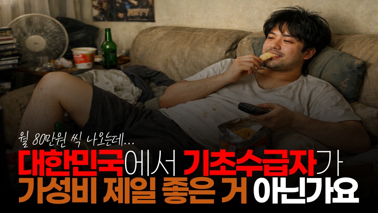 (※시청자댓글) 붕어형 현재 대한민국에서 기초수급자가 가성비 제일 좋은 거 아닌가요? 월 80만원 씩 나오는데... #기초수급자 #노는사람 #나라의복지