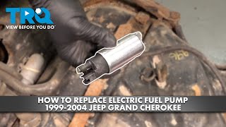 How to Replace Electric Fuel Pump 1999-2004 Jeep Grand Cherokee