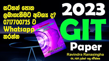 GIT 2023 Paper Discuss