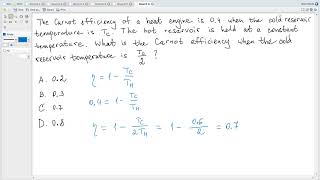 Famous IB Physics B4 (Nov 2025 Paper 1A TZ3 HL-16). The Carnot efficiency. Wealth