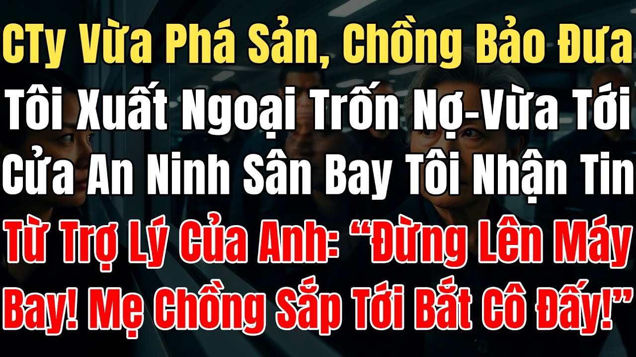 CôngTy Vừa Phá Sản Chồng Đưa Tôi Xuất Ngoại Trốn Nợ, Vừa Qua Sân Bay Trợ Lý NT: “Đừng Lên Máy Bay!