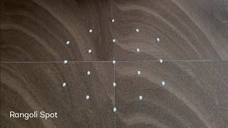 Easy Rangoli for Beginners | Simple & Beautiful || Rangoli Spot