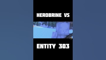 HeroBrine Vs Entity 303 Animation #minecraft #minecraftanimation #herobrine #entity303vsherobrine