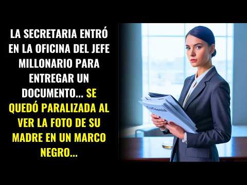 LA SECRETARIA SE PARALIZÓ AL VER LA FOTO DE SU MADRE EN LA OFICINA DEL JEFE MILLONARIO