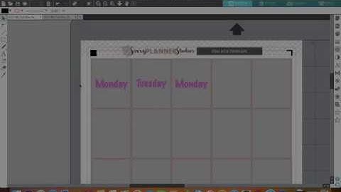 Planner Sticker Templates - Silhouette Studio Basic Edition - How to Change Colors/Add Text Part 2