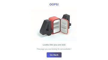 Responsive 404 Page Not Found Using Only HTML & CSS