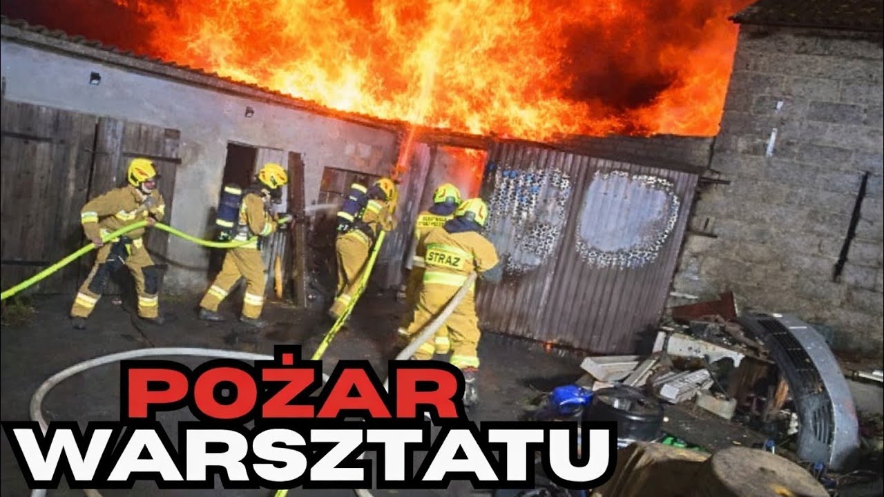 POŻAR BUDYNKU Wyjazd Alarmowy OSP!!!