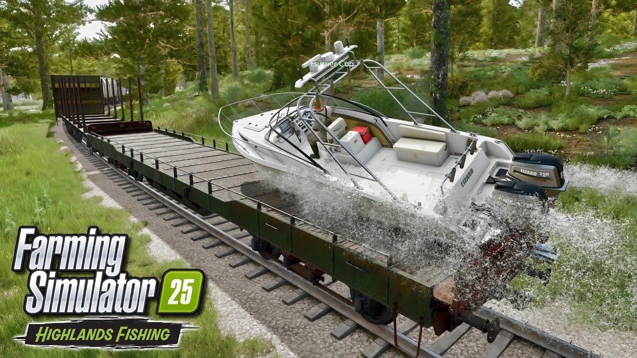 "Boat Boys Causing Chaos" - Farmer Cop & DjGoHam | Highlands Fishing DLC | Farming Simulator 25