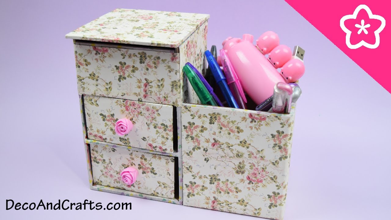 Crea un organizador con cajas. # DIY ¿Qué te parece? www.quintaencinos.com