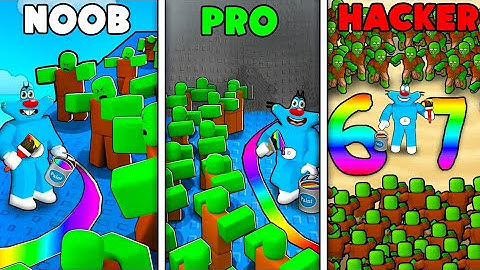 Roblox NOOB vs PRO vs HACKER In Draw To Survive With OGGY