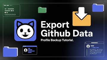 GitHub-profielgegevens exporteren | Stapsgewijze GitHub-zelfstudie