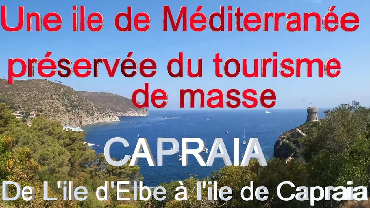 ⁣On Navigue de l'ile d'Elbe à une ile méconnue de Toscane CAPRAIA et préservée du tourisme de masse !