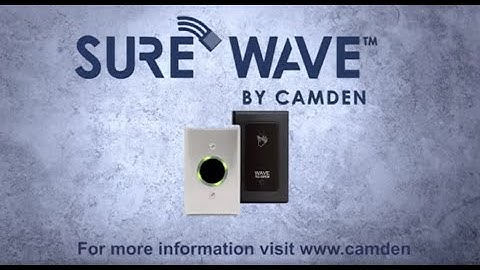 SureWave Touchless Switches - Introduction