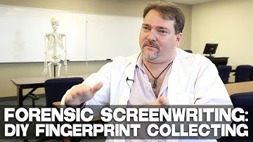 Forensic Screenwriting: DIY Fingerprint & Footprint Collecting by Professor Ron