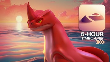 Nomad Sculpt Time-Lapse on iPad Pro | RED from Netflix