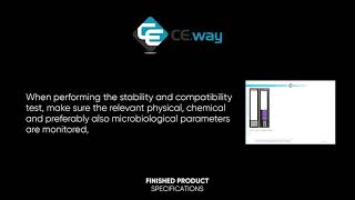 Finished product specifications for cosmetic products [CE.way]