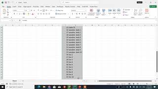 Excel Tips and Tricks   scroll bar