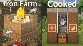 Minecraft | 4 EASY Starter Farms
