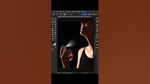 Adobe_Photoshop_2025 Tutorials How to create effect off perfume spray #photoshop #ps #@hriday374