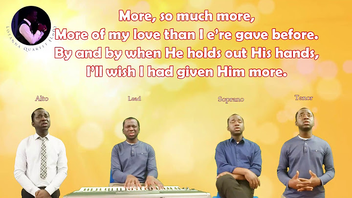 I'll Wish I Had Given Him More | Lotanna Quartet (LoQ)